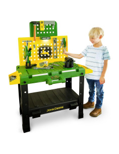 Banco de Trabajo para Niños John Deere con 39 Herramientas