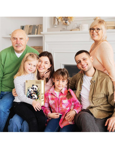 Rompecabezas de Madera Lovpippi Panda 100 Piezas 21.5 cm