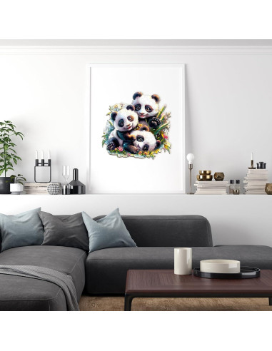 Rompecabezas de Madera Lovpippi Panda 100 Piezas 21.5 cm