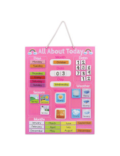 Calendario Magnético Navaris para Niños - Aprendizaje Clima y Fechas