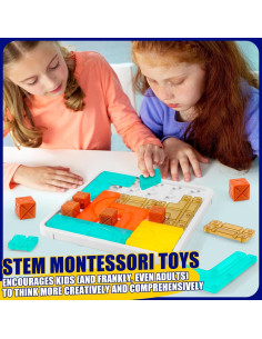 Tangram Puzzles Montessori YANG ER 17.5x17.5 cm Juguete Educativo 2