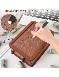 Paquete de 2 Alcancías de Madera Uiwkow 10000 Dólares 2