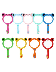 9 Lupas de Mano Coloridas para Niños 5X IRCHLYN