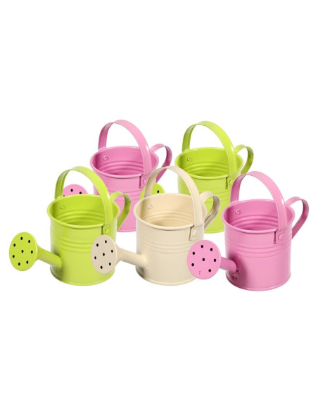 Regadera Infantil de Metal DOITOOL 5PCS 15x7.5cm Estilo Mixto