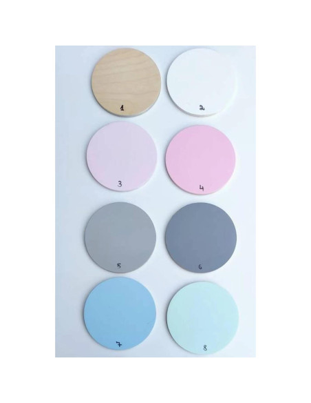 Perchero de Ropa de Madera Natural para Niños