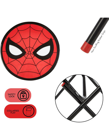 Conjunto Mesa y Sillas Plegable Spiderman 3 Piezas 60 cm Conjunto Mesa y Sillas Plegable Spiderman 3 Piezas 60 cm