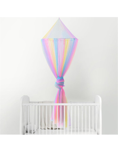 Dosel de Mosquito Comtelek Arcoíris para Cama Niña 250 cm