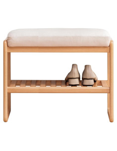 Banco de Almacenamiento para Zapatos Bamskov 60 cm Natural