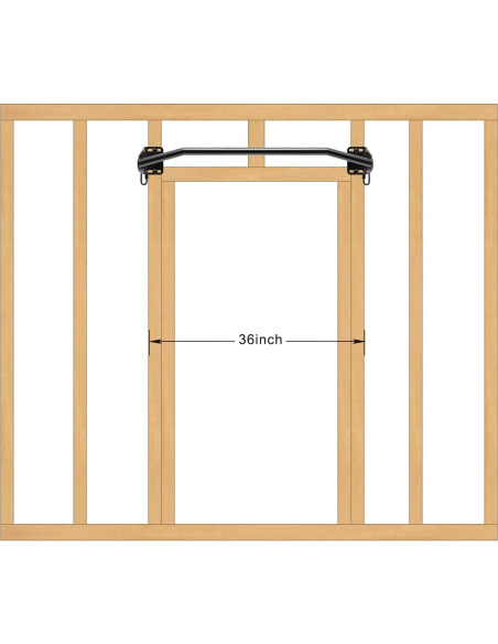 Barra de Dominadas SELEWARE Alta Resistencia 227 kg Montaje Pared
