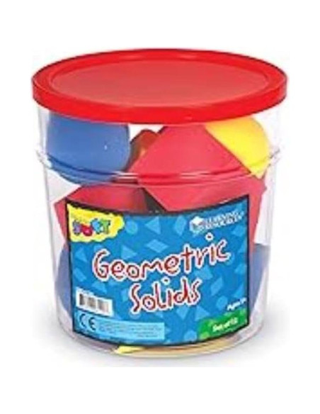 Set de 12 Sólidos Geométricos Suaves Recursos de Aprendizaje