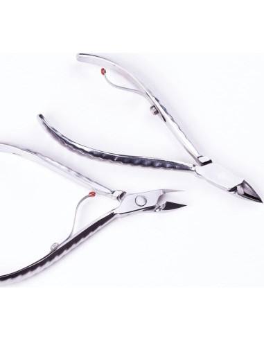 Alicates de Cutícula Mundial de Acero Inoxidable Plata