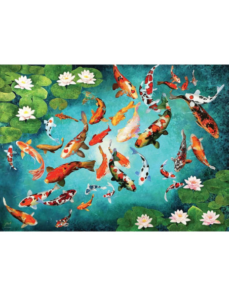 Rompecabezas 1000 Piezas Pez Koi Eurographics 48.9x67.3cm Rompecabezas 1000 Piezas Pez Koi Eurographics 48.9x67.3cm
