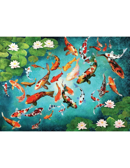 Rompecabezas 1000 Piezas Pez Koi Eurographics 48.9x67.3cm Rompecabezas 1000 Piezas Pez Koi Eurographics 48.9x67.3cm