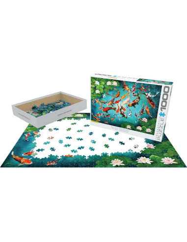 Rompecabezas 1000 Piezas Pez Koi Eurographics 48.9x67.3cm