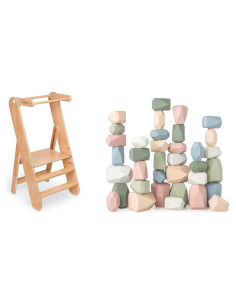 Escalera Plegable para Niños Comfy Cubs con Rocas Apilables