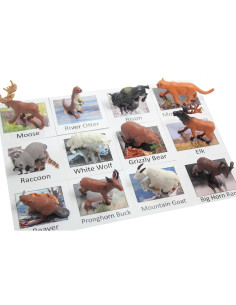 Juego de Coincidencia de Animales Silvestres Montessori - Curious Minds 2