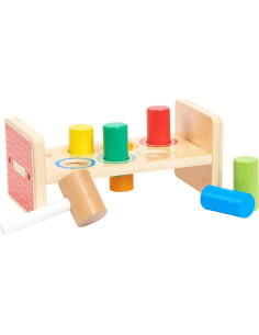 Banco de Martillo de Madera Just Play 25.5x12x12.5cm 18-36 meses 2