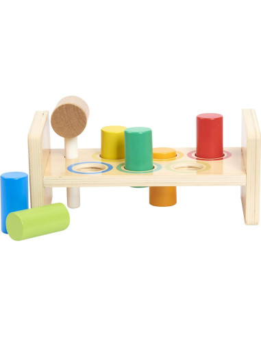Banco de Martillo de Madera Just Play 25.5x12x12.5cm 18-36 meses