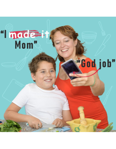 Juego de cuchillos para niños GONEJALL 4 piezas con tabla