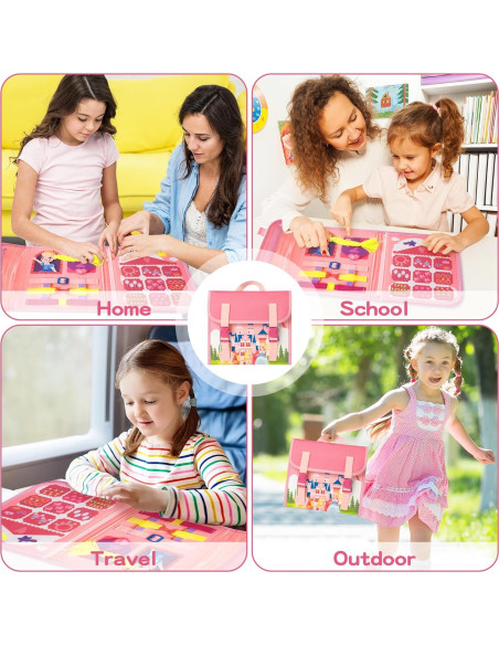 Libro Ocupado Montessori GQIRIL Princesa Castillo 28x22cm Libro Ocupado Montessori GQIRIL Princesa Castillo 28x22cm