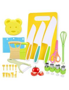 Juego de cuchillos Montessori para niños LHongL - 27 piezas