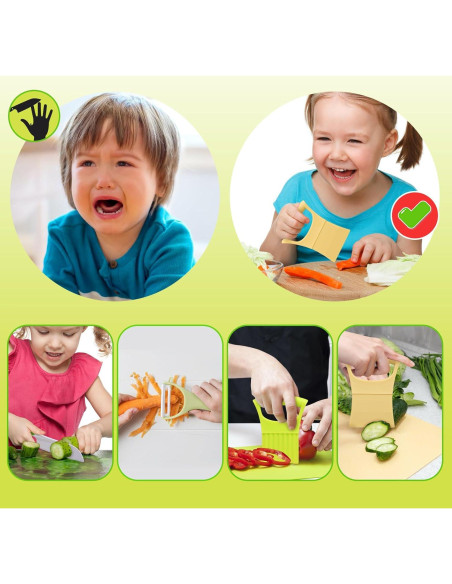 Juego de cuchillos Montessori para niños LHongL - 27 piezas