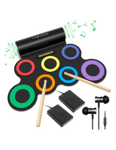 Set de Batería Electrónica Rocksocki 7 Pads para Niños