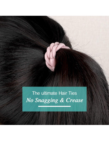 12 Gomas de Pelo Elásticas COZEASY Multicolor para Niñas y Mujeres