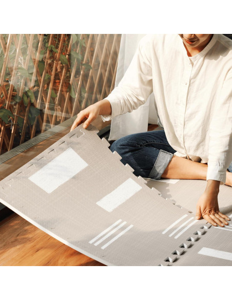 Mat de Juego para Bebés Little Landings 1.22x1.83m EVA Nira