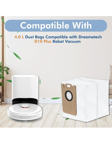 Paquete de 10 Bolsas de Polvo Yonice D10 Plus 4.0L para Aspiradora