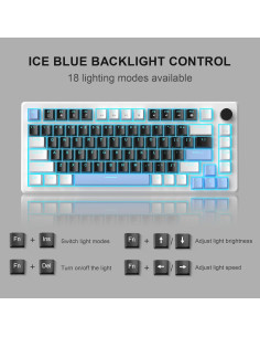 Teclado Mecánico Compacto 75% MageGee STAR75 Retroiluminado 2