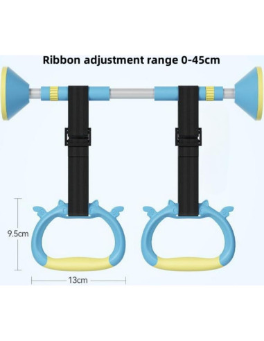 Anillas de Gimnasia GDLPZM para Niños con Correa Ajustable