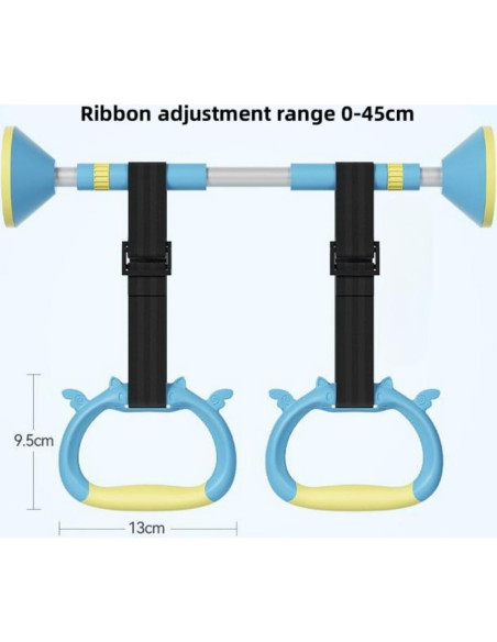 Anillas de Gimnasia GDLPZM para Niños con Correa Ajustable