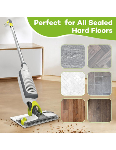 10 Recargas Almohadilla Dura Shark VACMOP Pro VM252 VM251