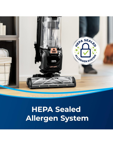 Aspiradora Vertical Bissell SurfaceSense Lift-Off para Mascotas