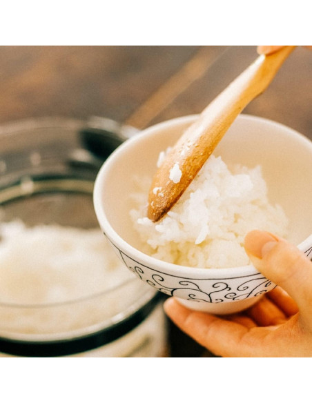 Olla de Arroz HARIO XRCN-2-B de Vidrio para Microondas 1-2 Tazas