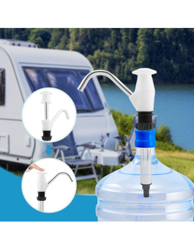 Bomba de Agua Manual CALIDAKA Doble Acción para Caravanas