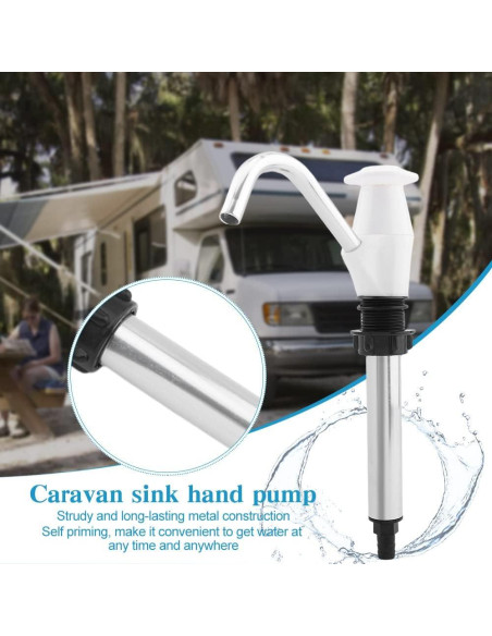 Bomba de Agua Manual CALIDAKA Doble Acción para Caravanas