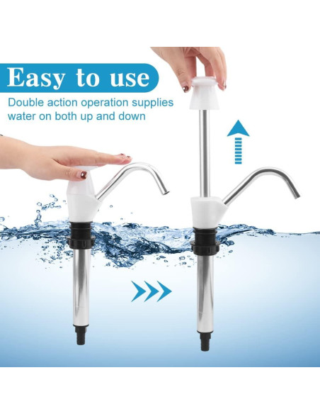 Bomba de Agua Manual CALIDAKA Doble Acción para Caravanas