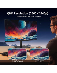 Monitor KTC QHD 27" IPS 100Hz Anti-Luz Azul 2560x1440 2