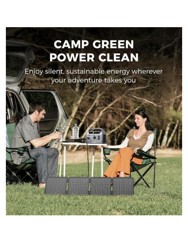 Generador Solar Portátil UDPOWER C400 + Panel Solar 40W