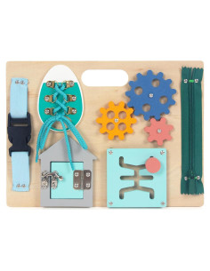 Tablero Ocupado Montessori WoodenEdu para Niños 3-10 años