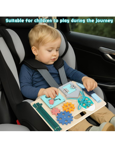 Tablero Ocupado Montessori WoodenEdu para Niños 3-10 años