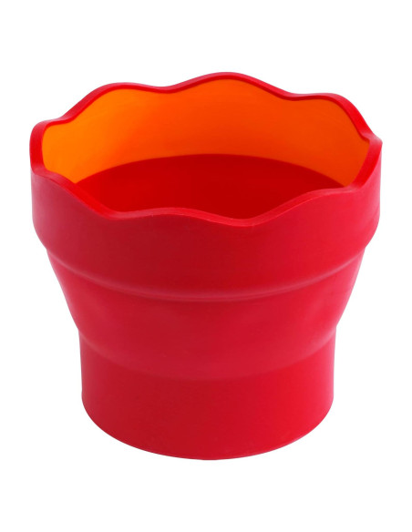 Taza de Agua Plegable Faber-Castell Roja 78.5g