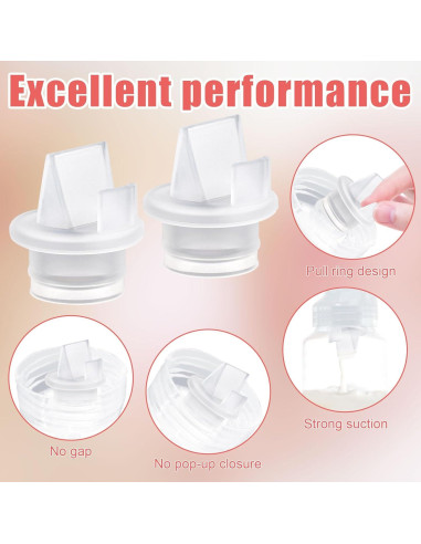 Válvulas de Pico de Pato BOXOB para Bombas Spectra S1/S2/9 - 4 Piezas