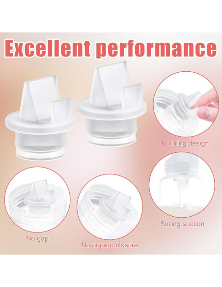 Válvulas de Pico de Pato BOXOB para Bombas Spectra S1/S2/9 - 4 Piezas