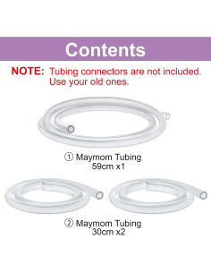Tubo Maymom Compatible con Extractor de Leche Lansinoh 1 Unidad 2