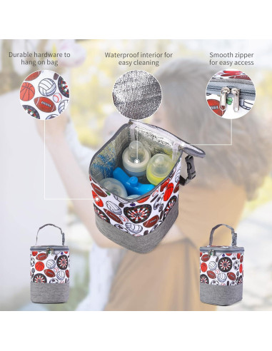 Bolsa enfriadora GOGOSO para biberones - Aislante 4 biberones