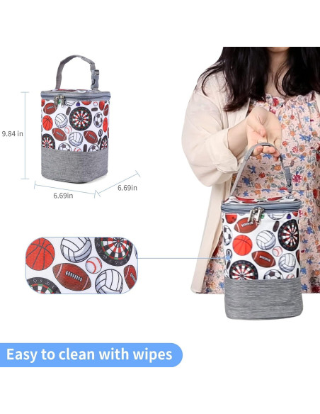 Bolsa enfriadora GOGOSO para biberones - Aislante 4 biberones