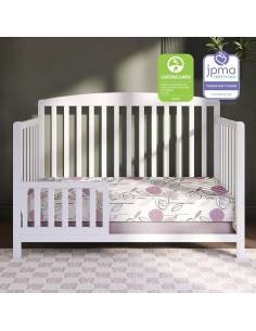 Colchón para Cuna Dream On Me Floral Dreams 132x71 cm Impermeable 2